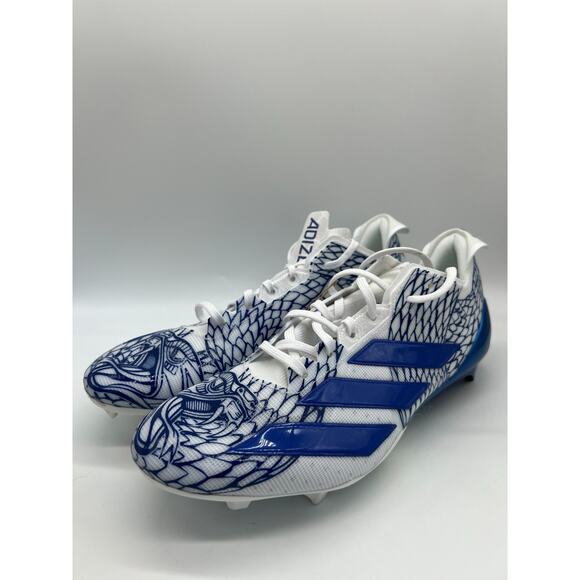 Adidas Adizero Electric Football Cleats Royal Blue White IH8569 Men Size 12 - Picture 9 of 12